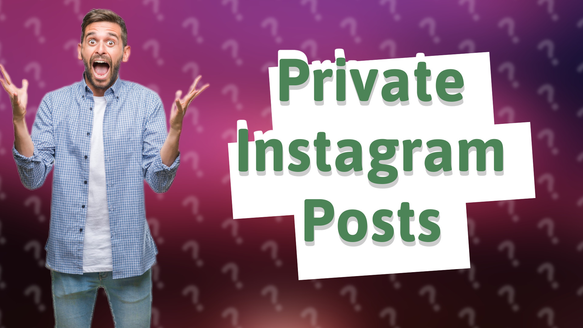 Private Instagram Posts