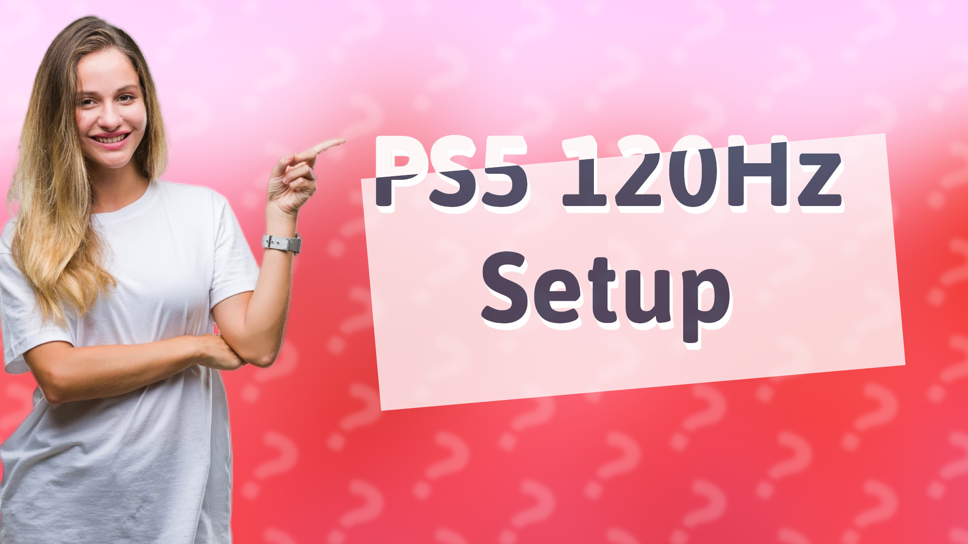PS5 120Hz Setup