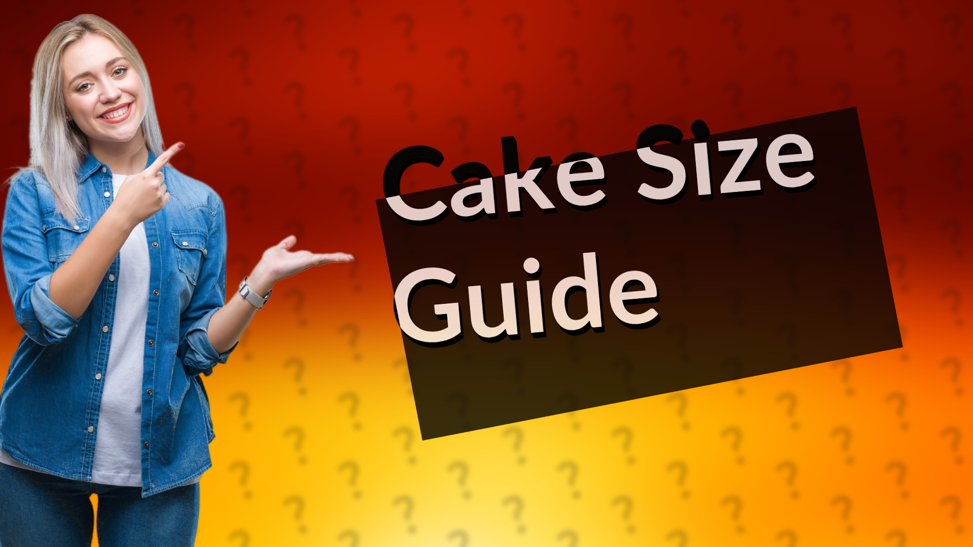 Cake Size Guide