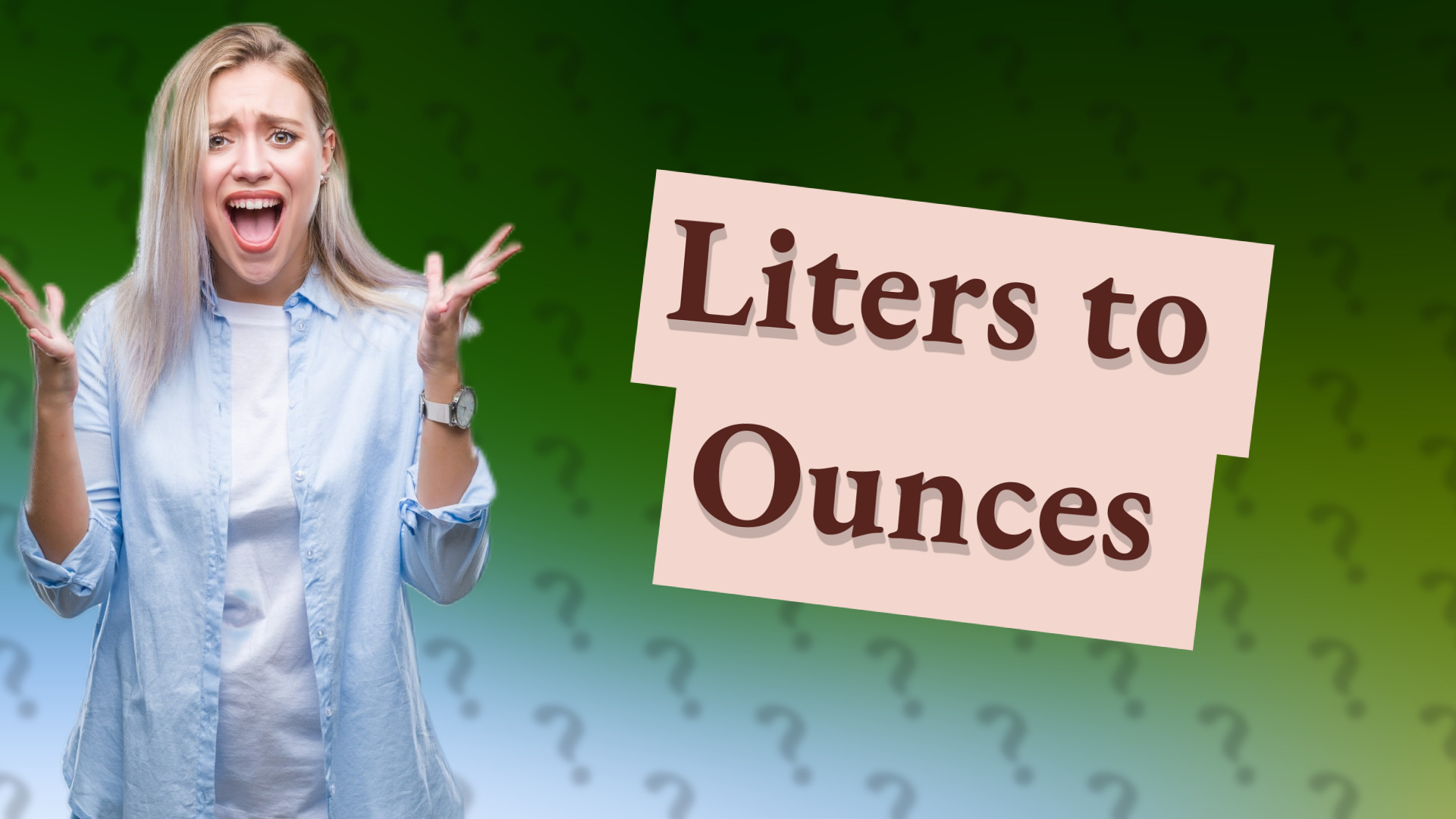 Liters to Ounces