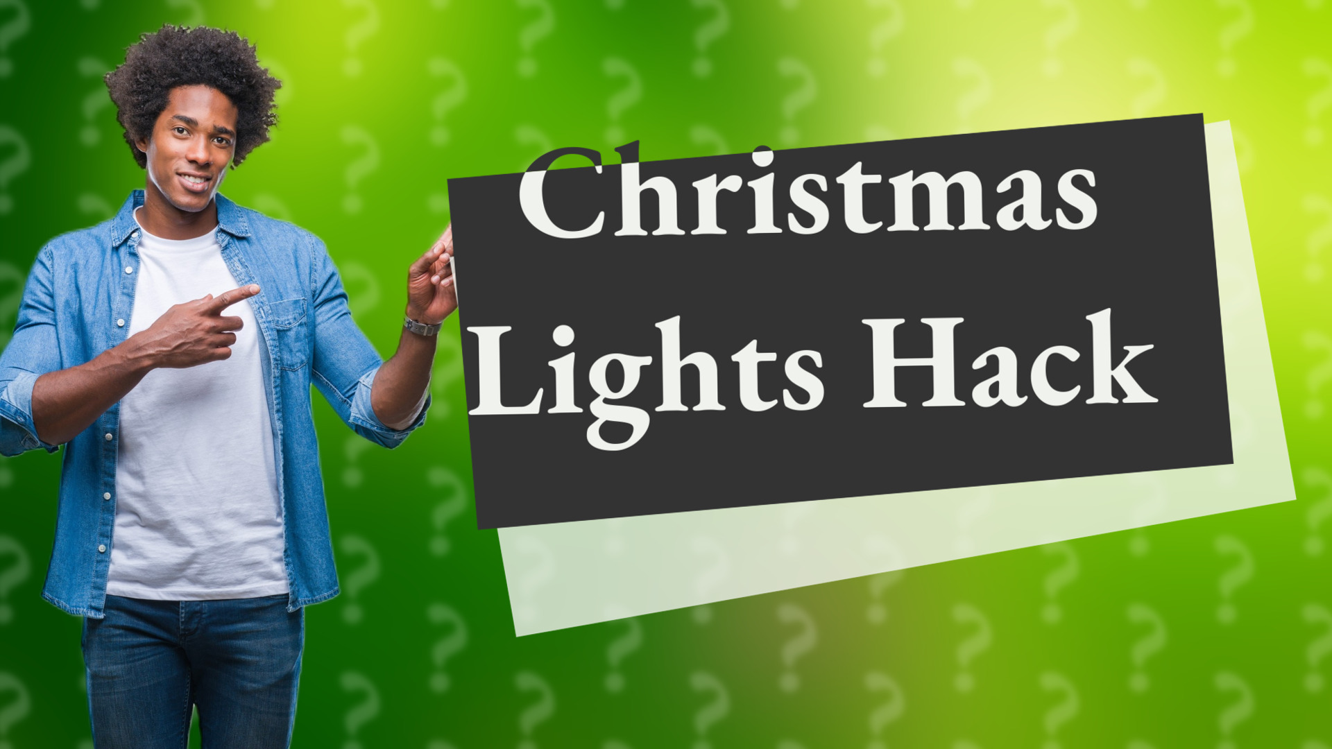 Christmas Lights Hack