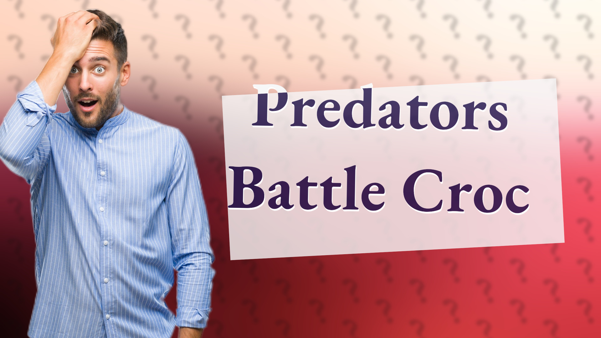 Predators Battle Croc