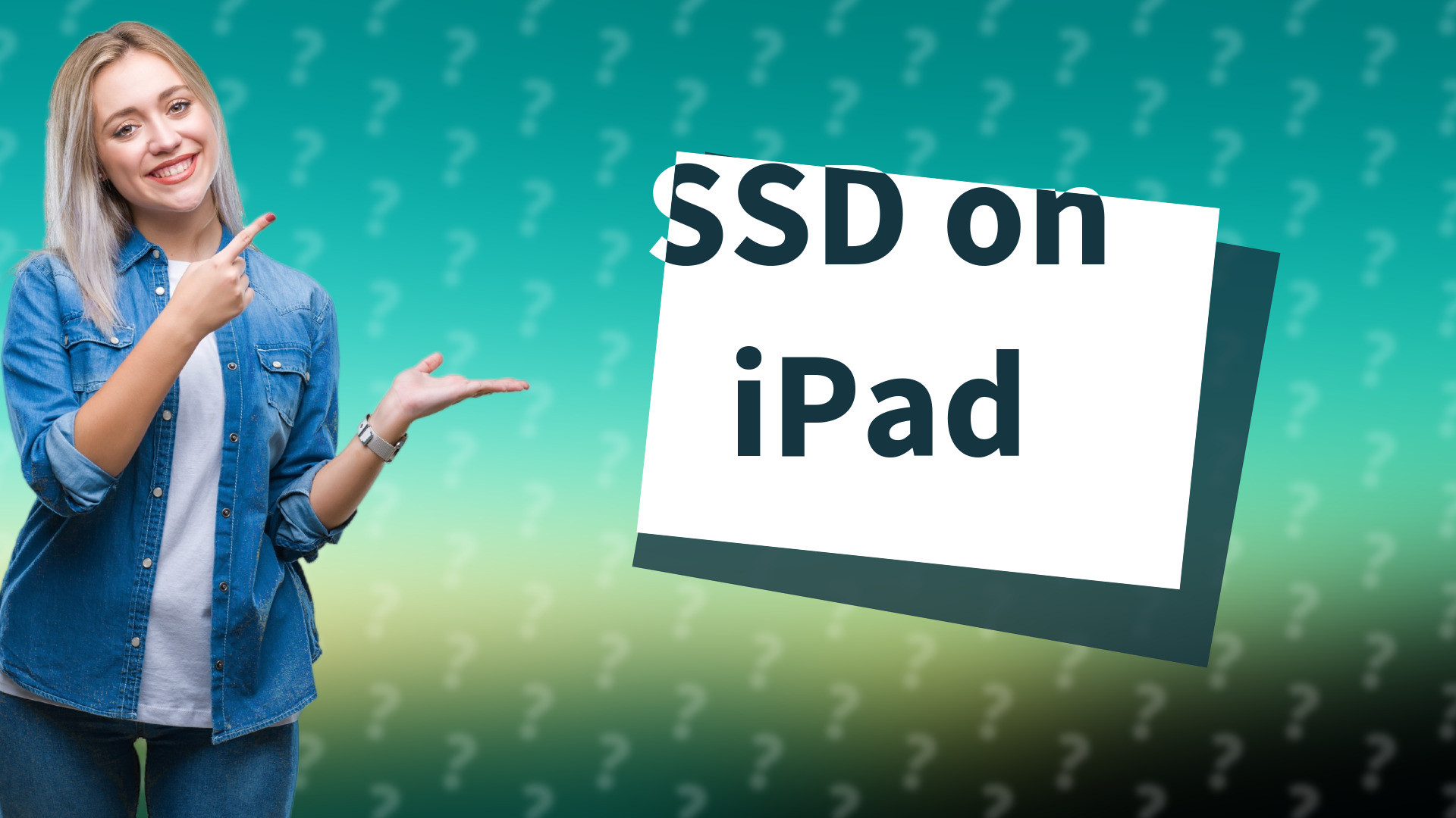 SSD on iPad