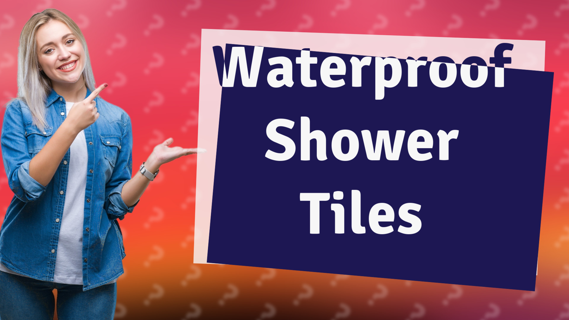 Waterproof Shower Tiles