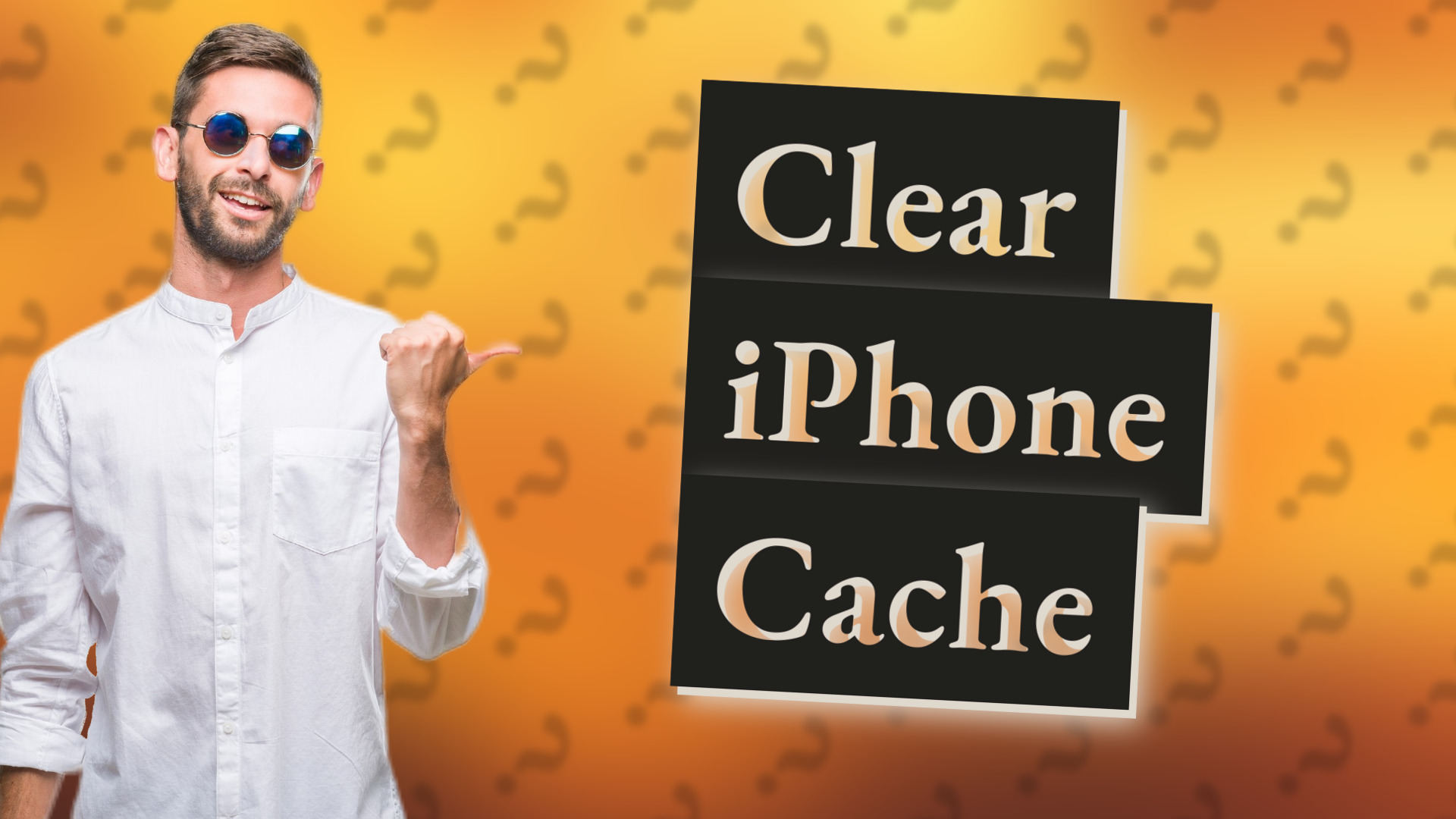 Clear iPhone Cache