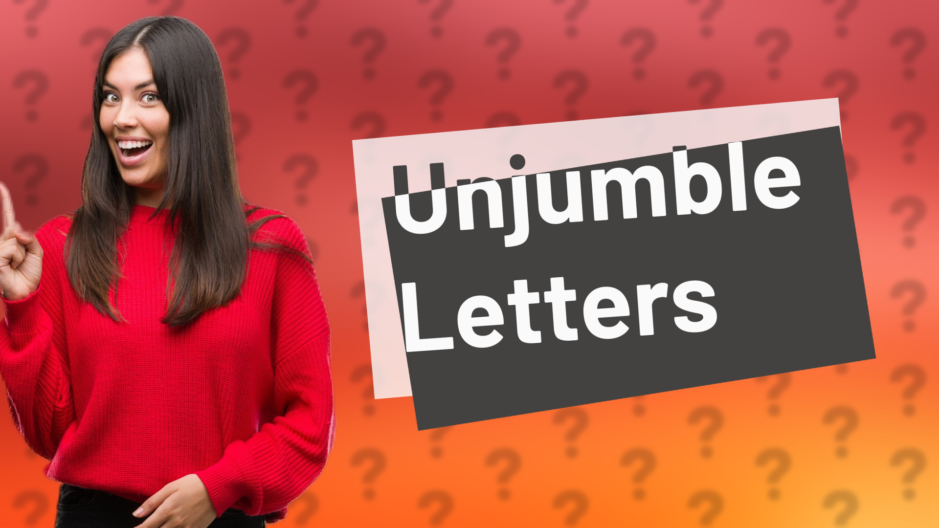 Unjumble Letters