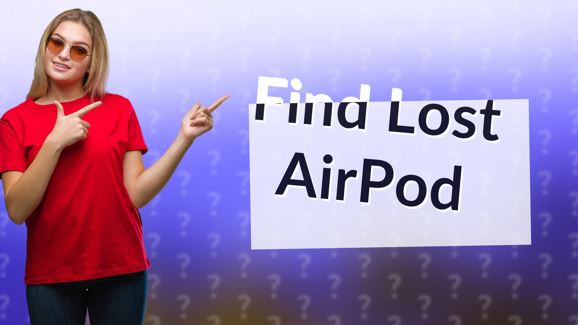 Find Lost AirPod