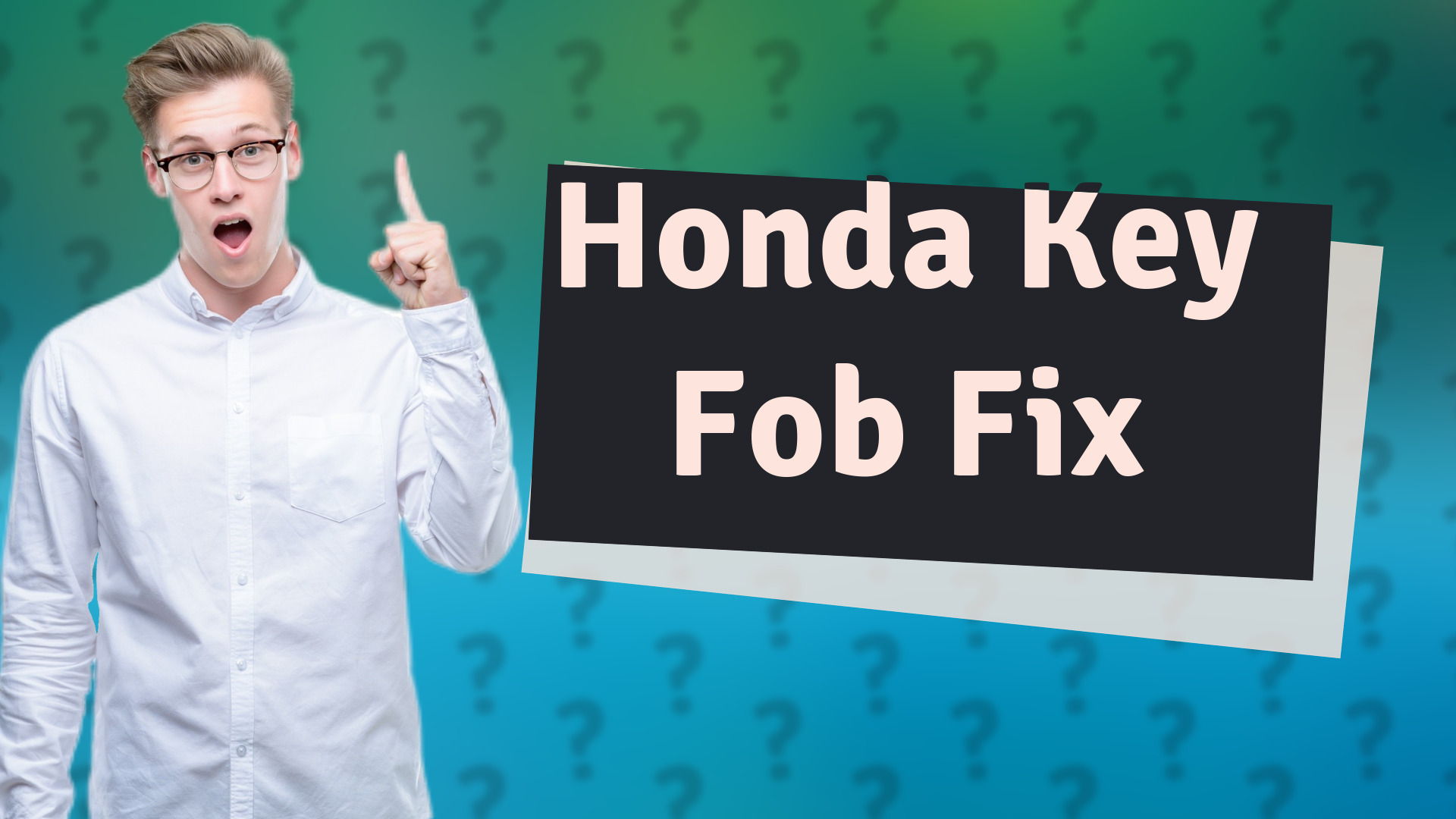 Honda Key Fob Fix