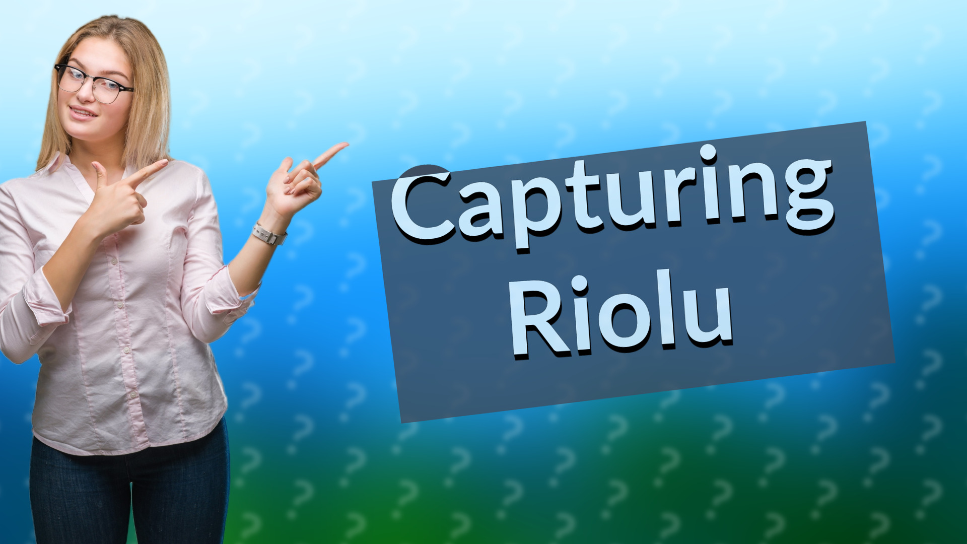 Capturing Riolu