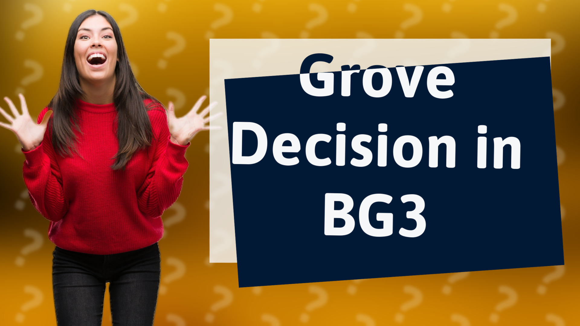 Grove Decision in BG3