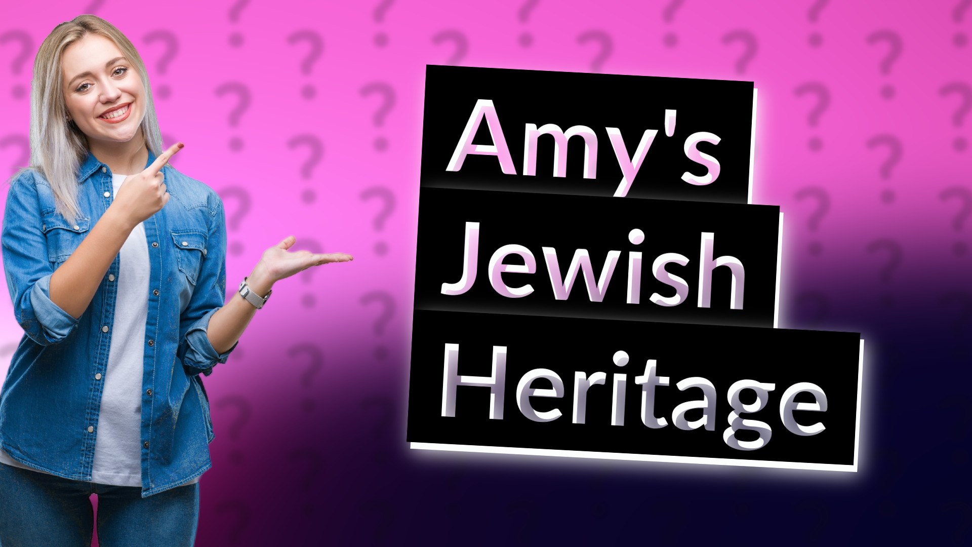 Amy's Jewish Heritage
