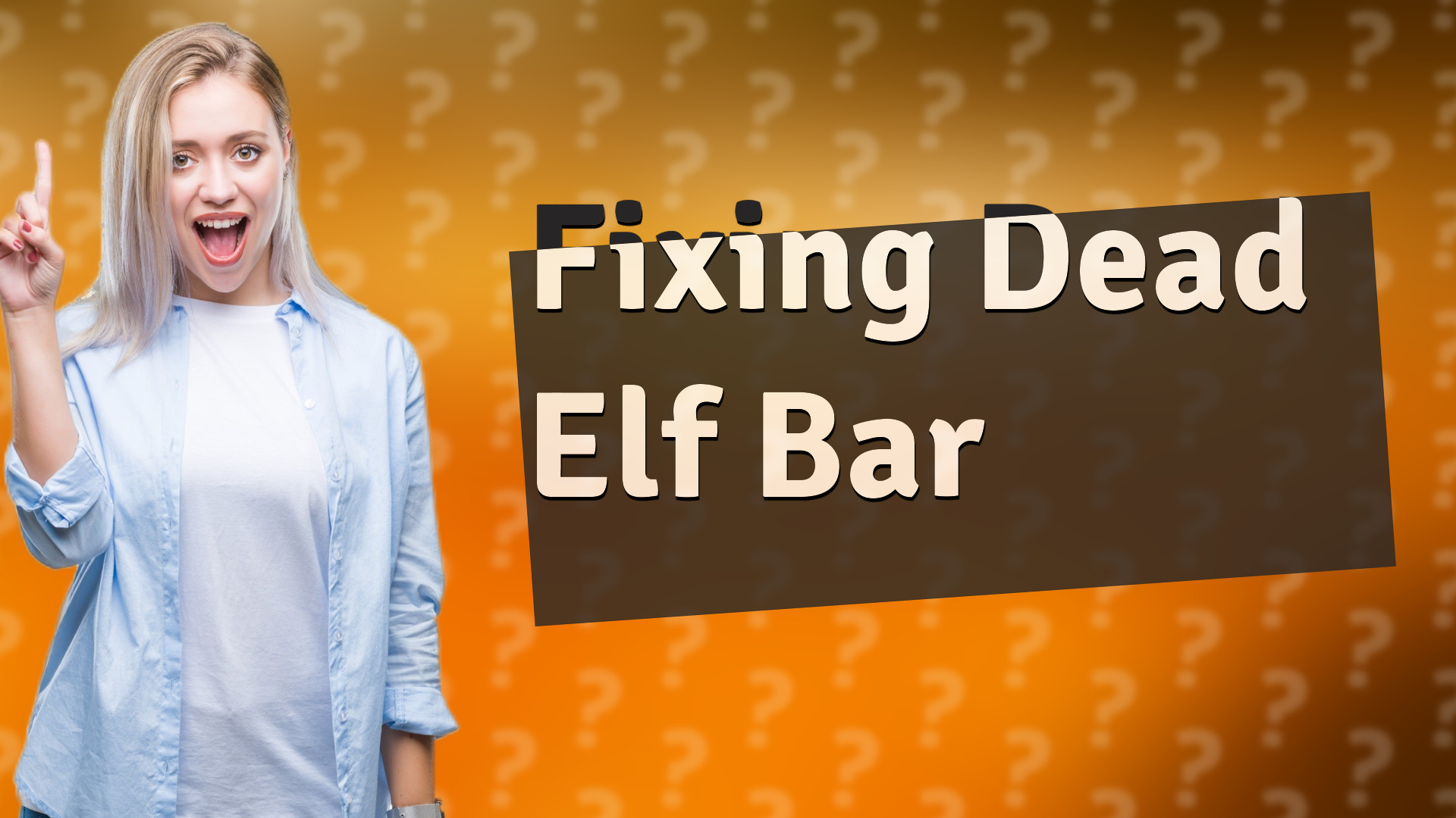 Fixing Dead Elf Bar