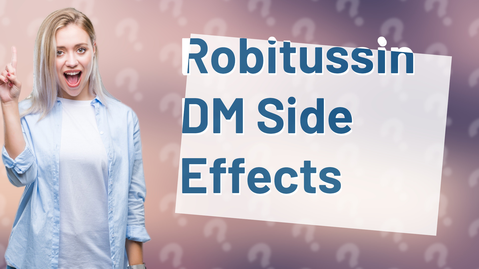 Robitussin DM Side Effects
