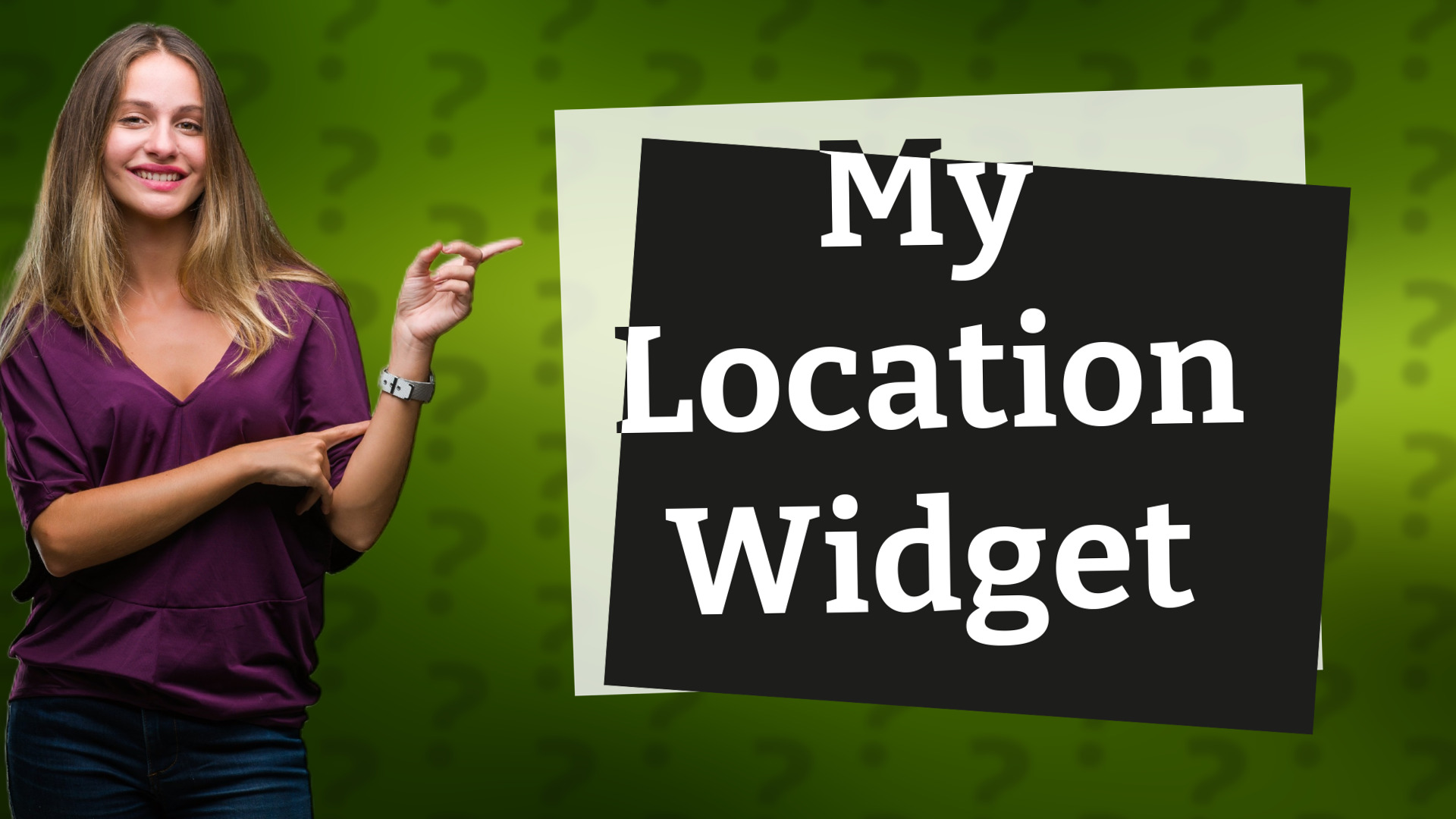My Location Widget