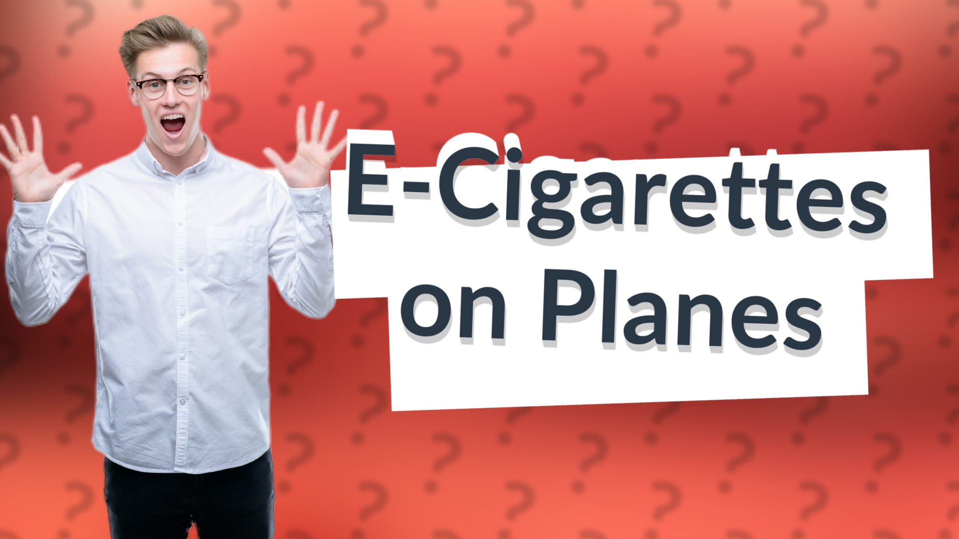 E-Cigarettes on Planes