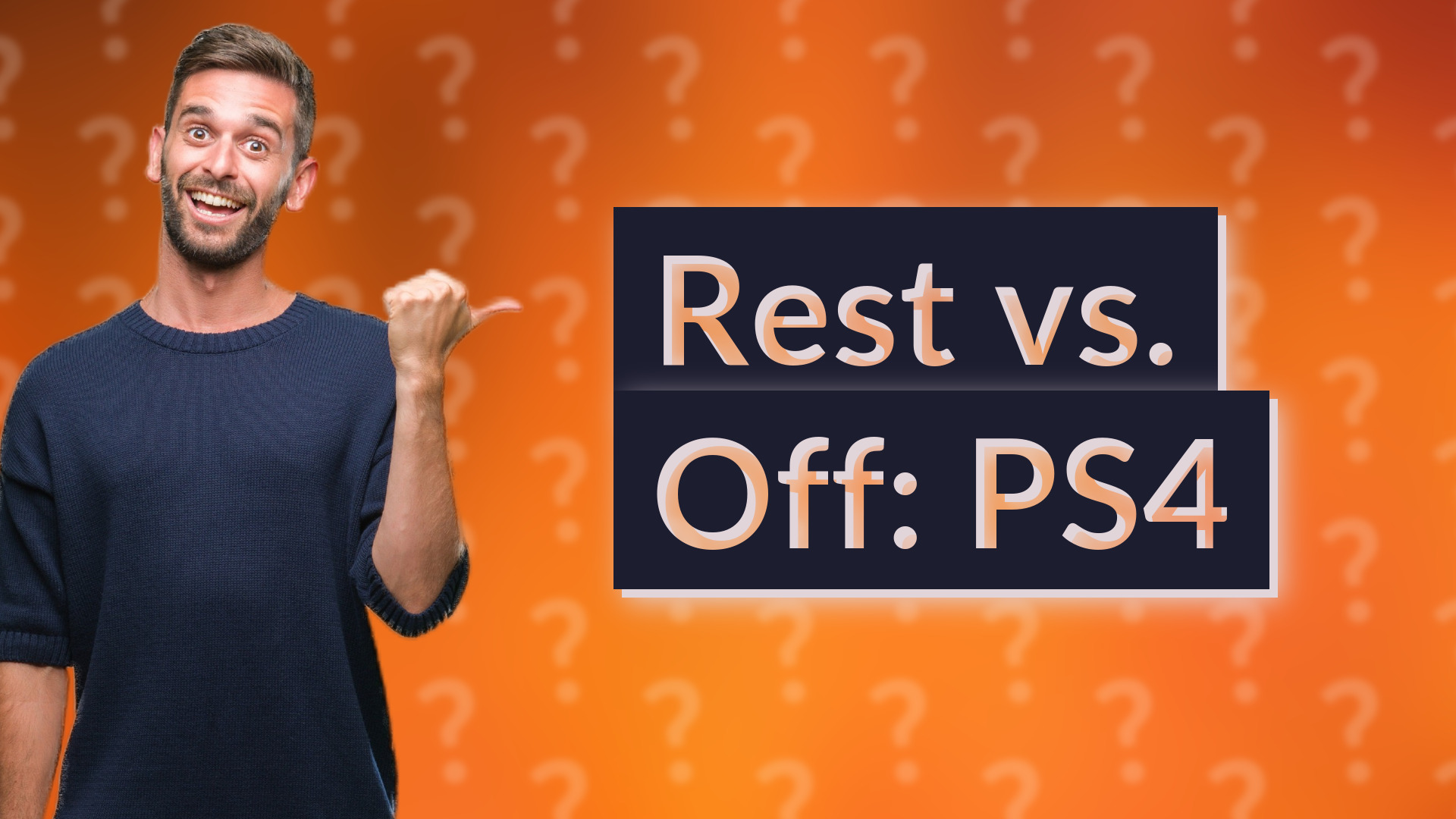 Rest vs. Off: PS4