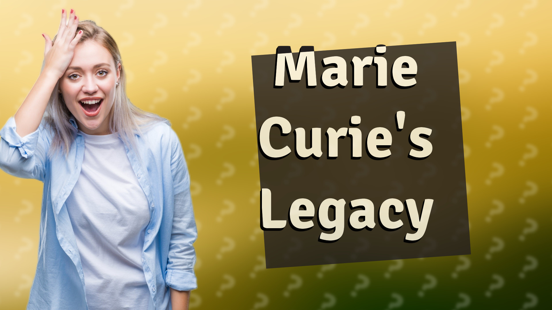 Marie Curie's Legacy
