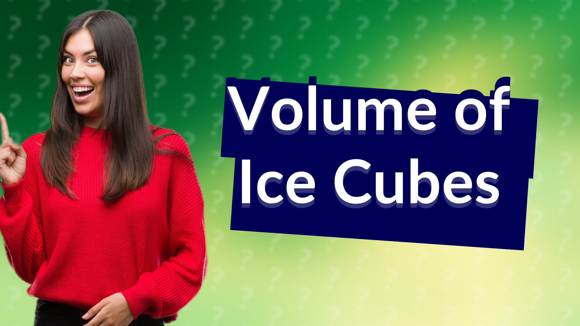 Volume of Ice Cubes