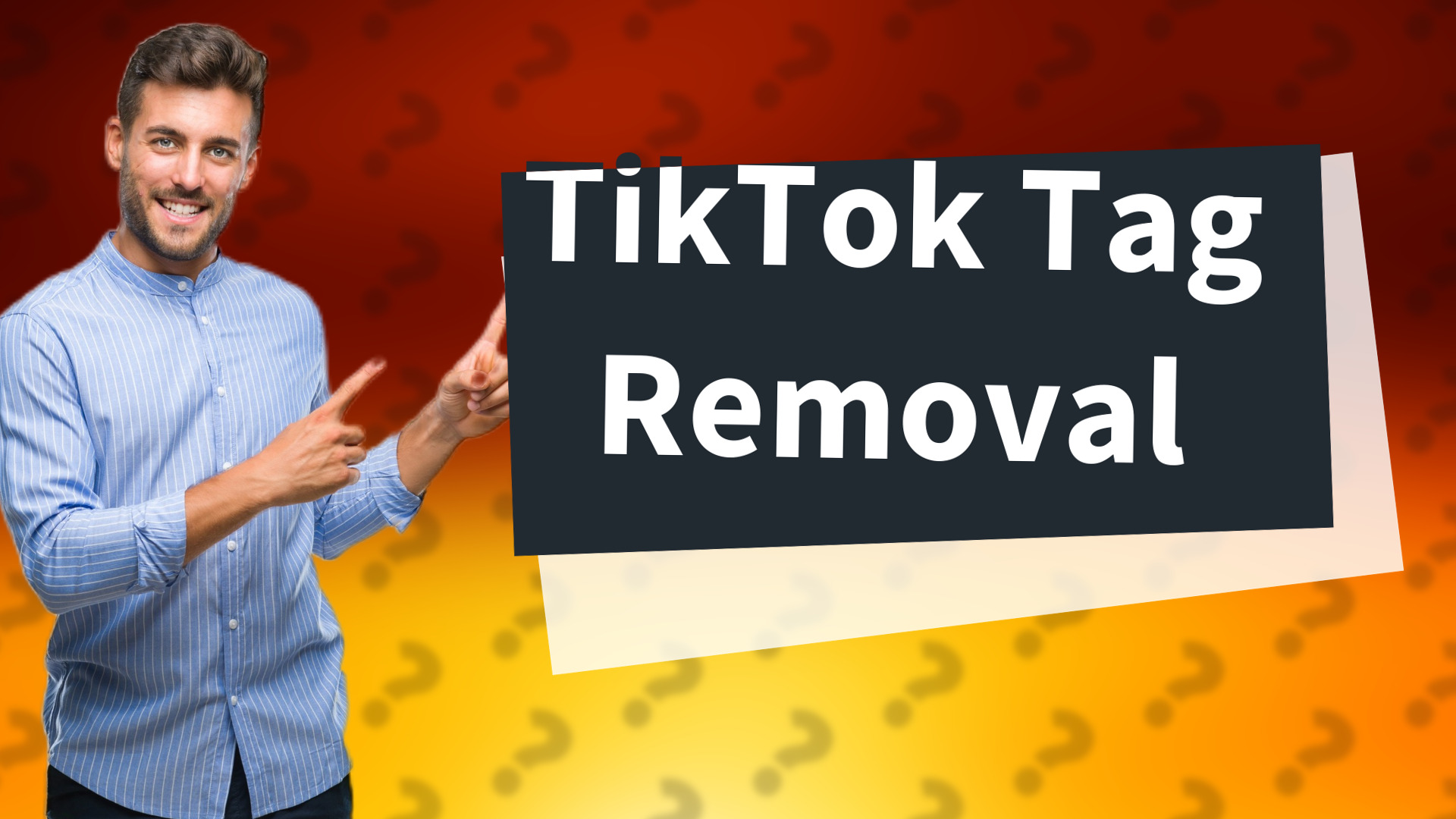 TikTok Tag Removal
