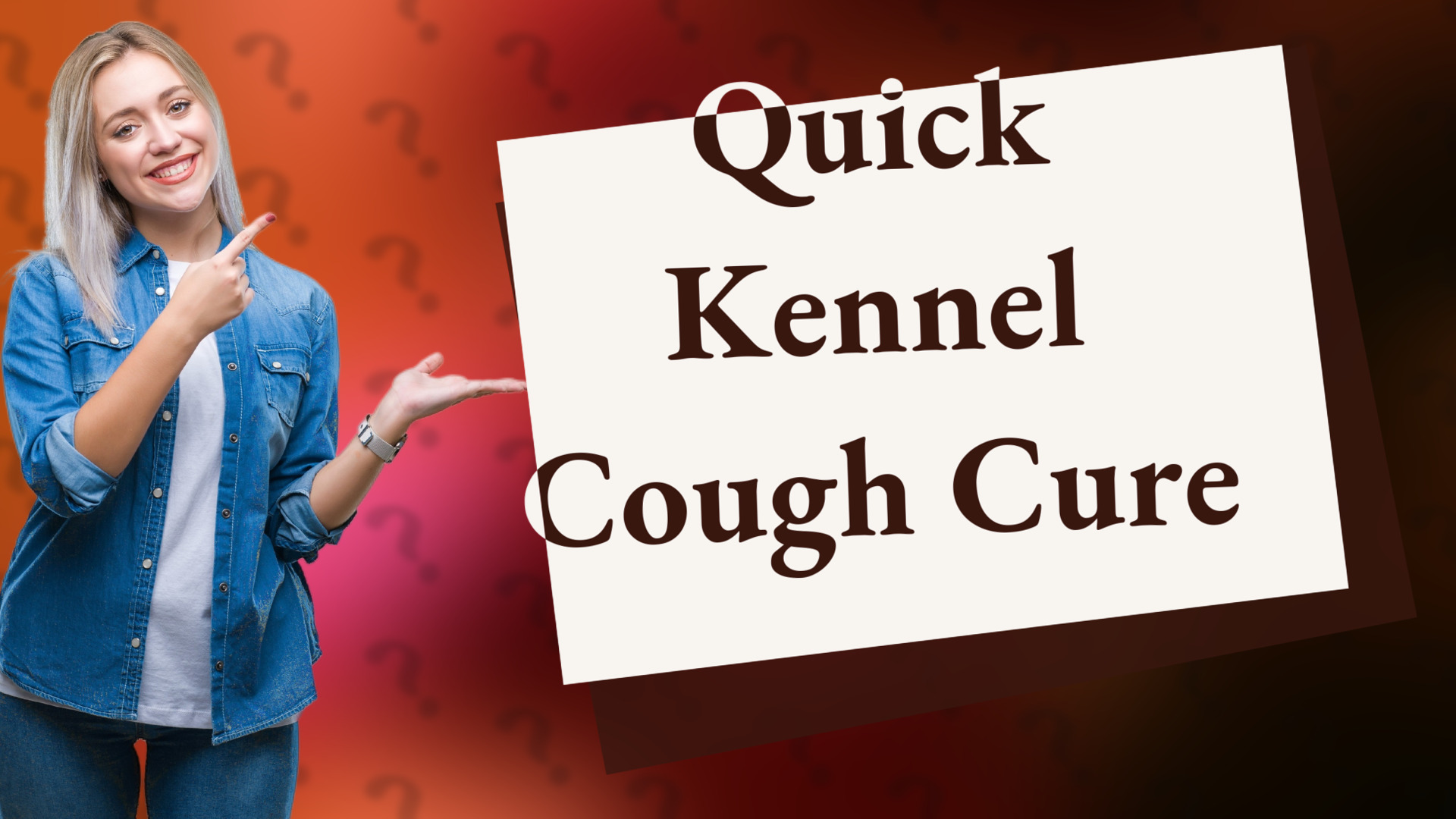Quick Kennel Cough Cure