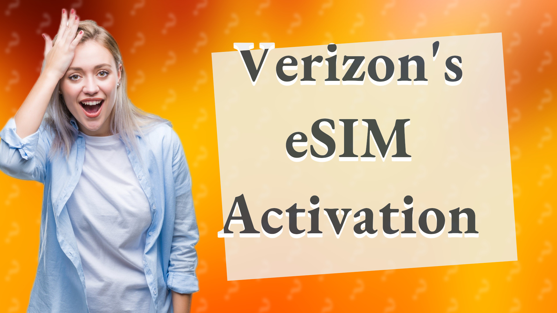 Verizon's eSIM Activation