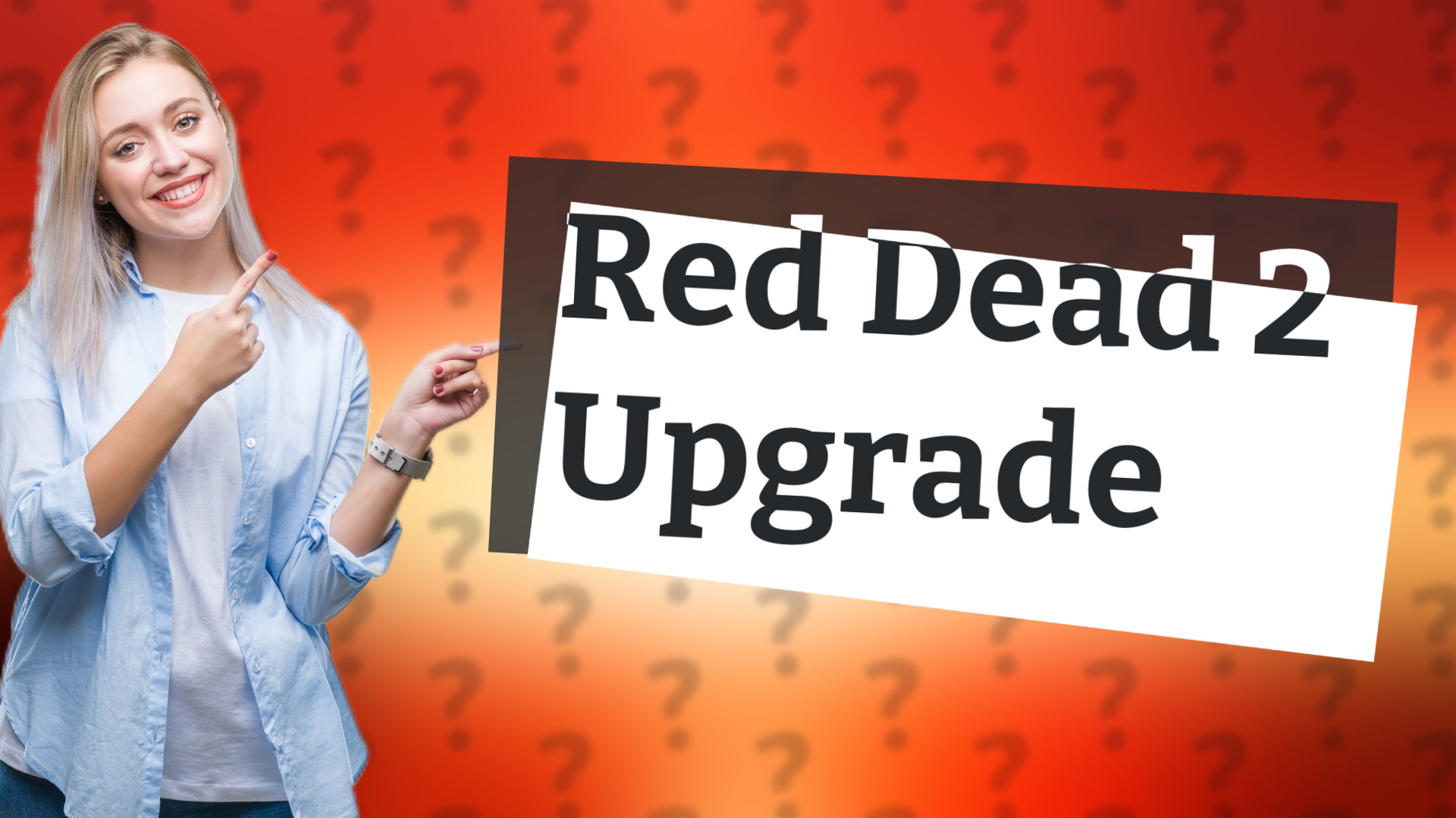 Red Dead 2 Upgrade