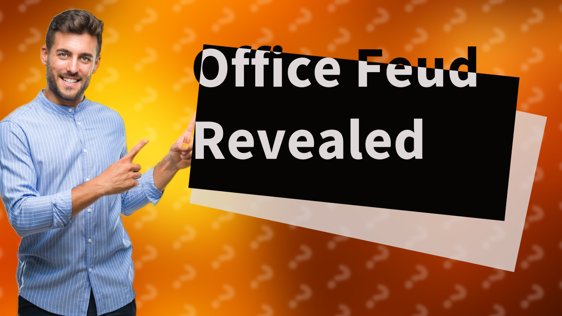 Office Feud Revealed