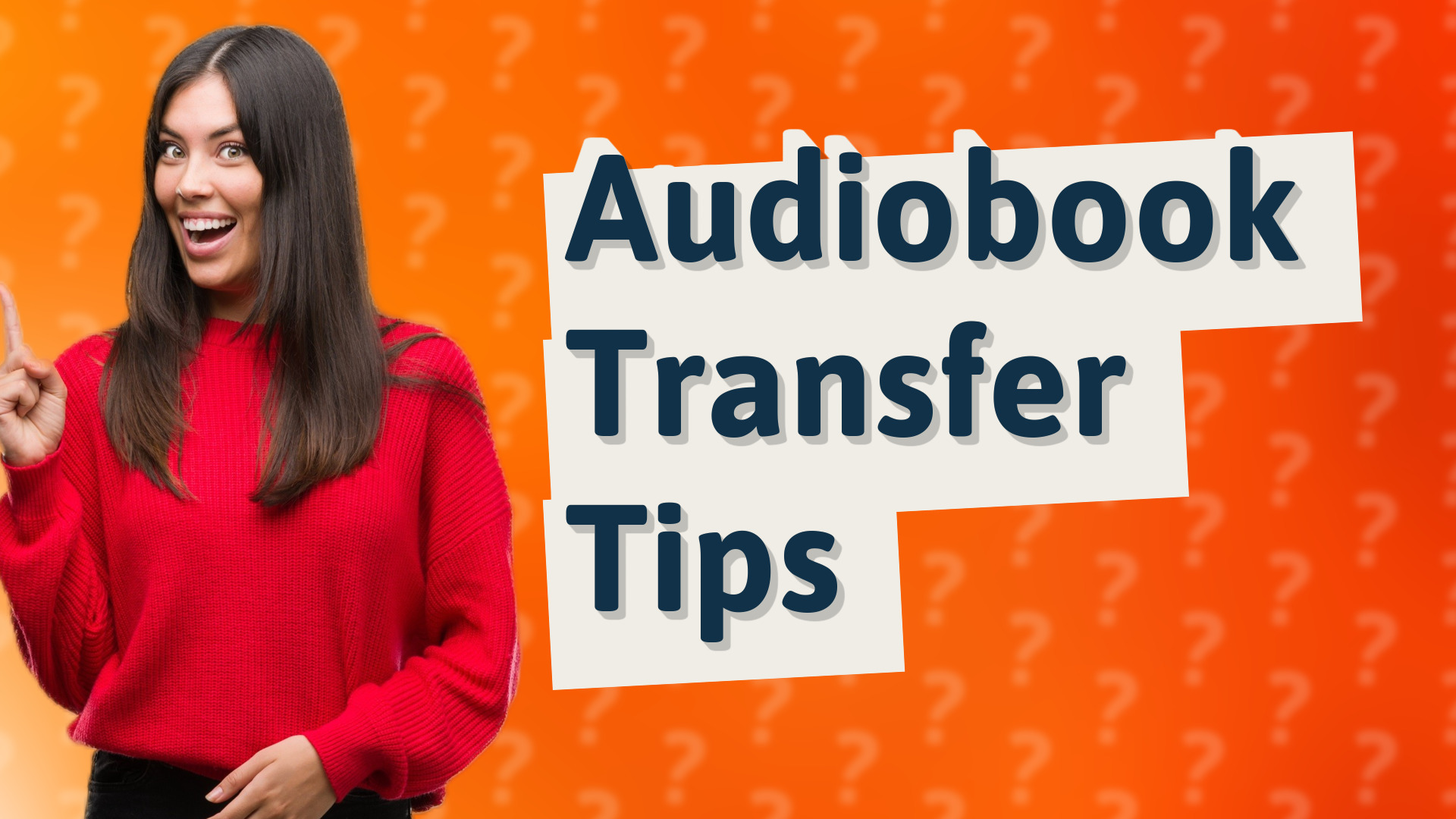 Audiobook Transfer Tips