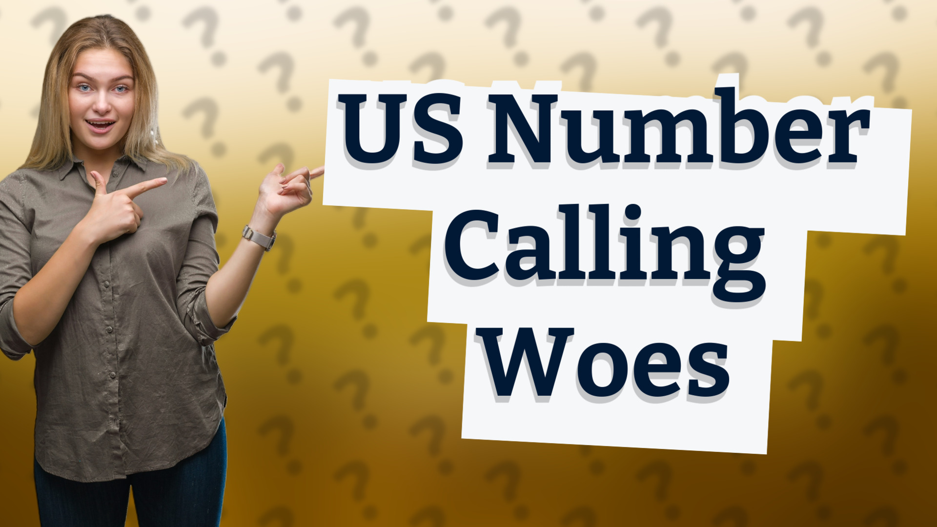 US Number Calling Woes