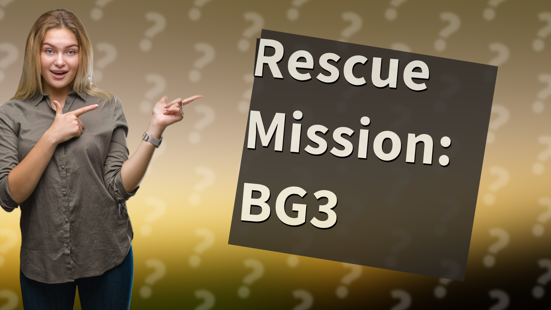 Rescue Mission: BG3