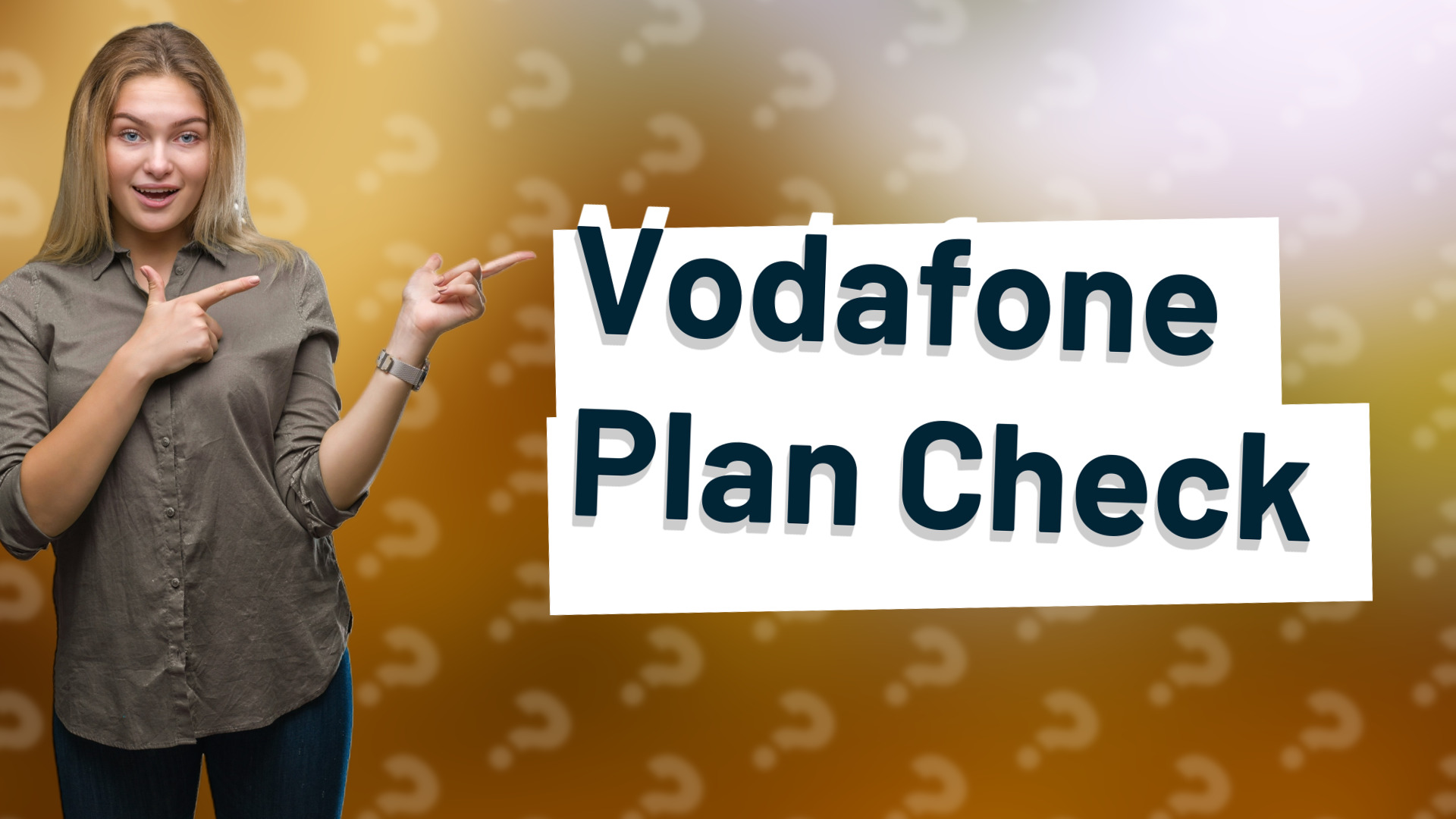 Vodafone Plan Check
