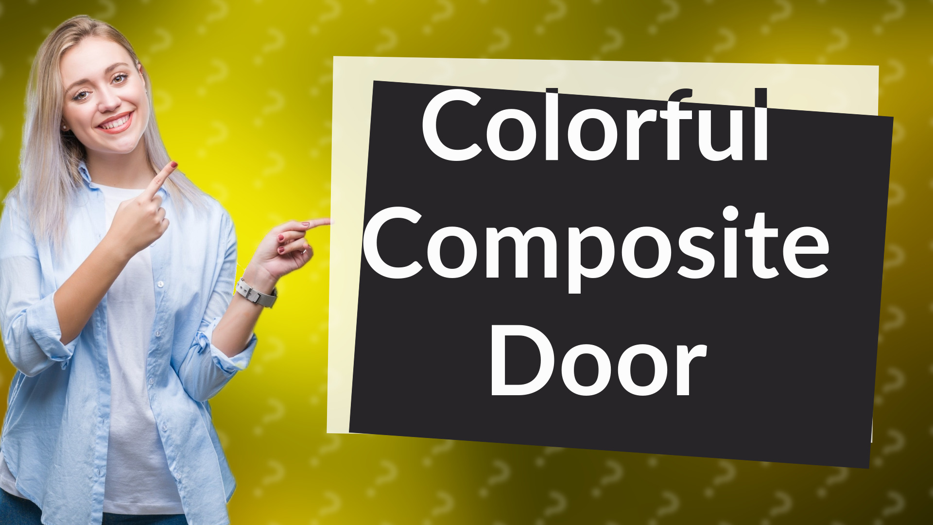 Colorful Composite Door