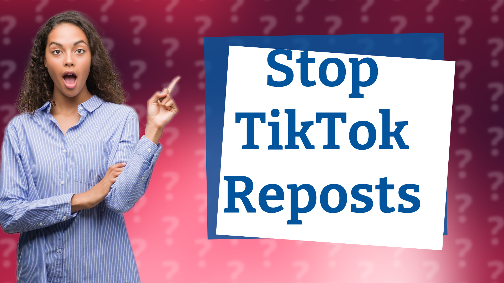 Stop TikTok Reposts