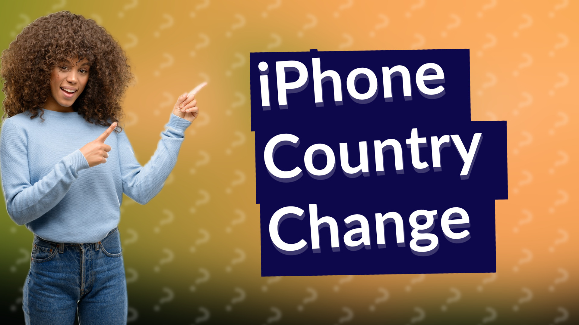 iPhone Country Change