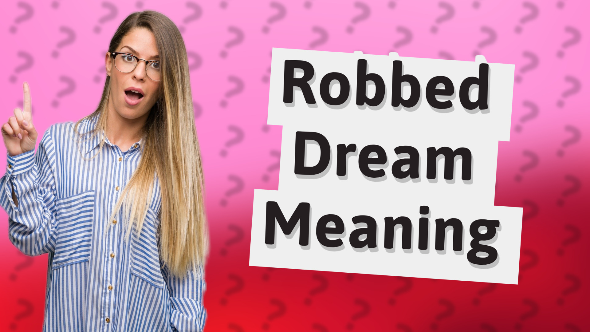 Robbed Dream Meaning