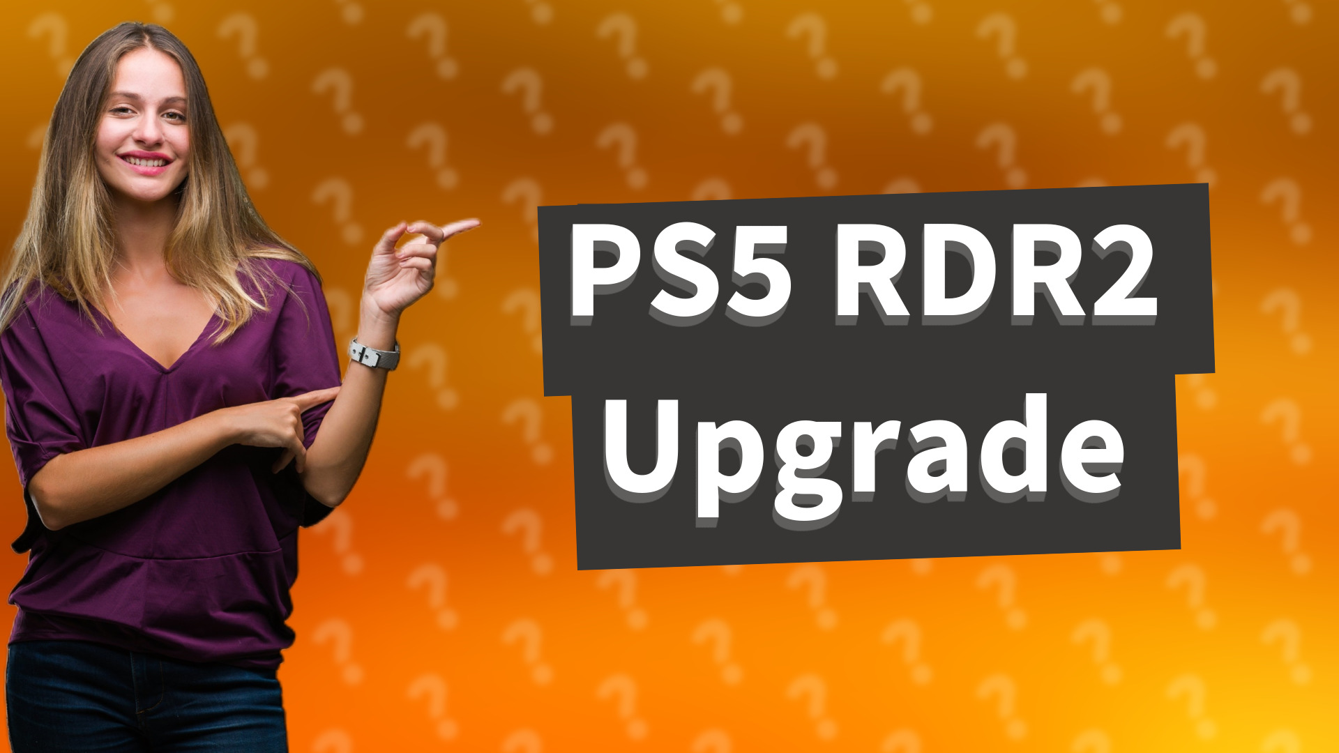 PS5 RDR2 Upgrade