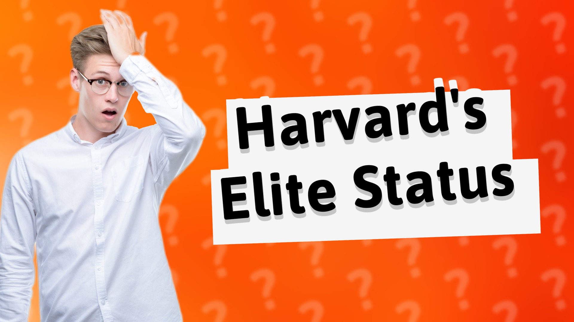 Harvard's Elite Status