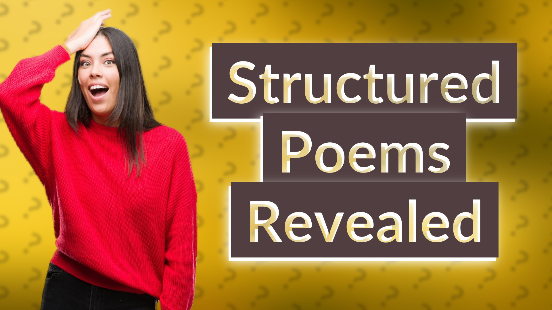Structured Poems Revealed