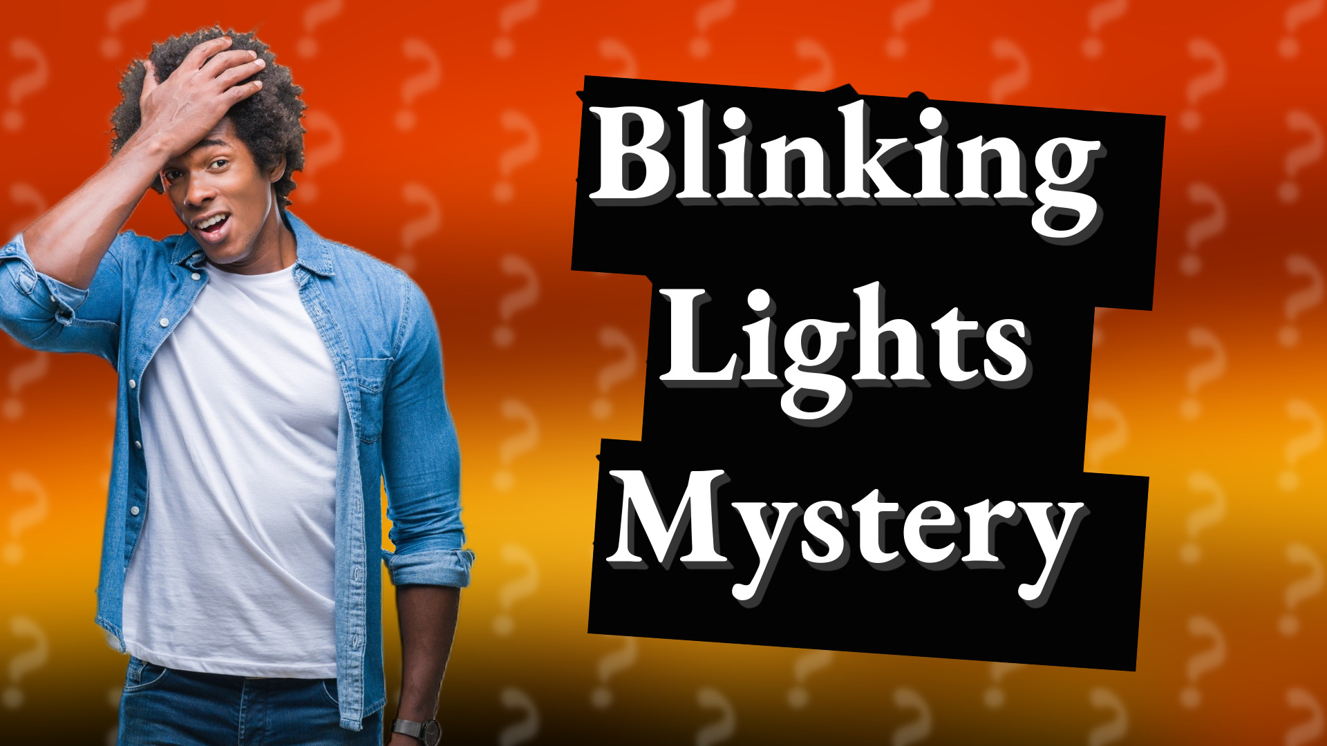 Blinking Lights Mystery