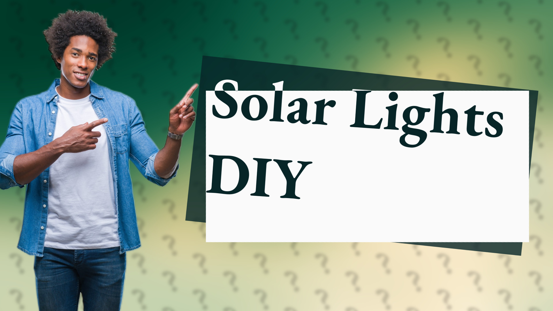 Solar Lights DIY