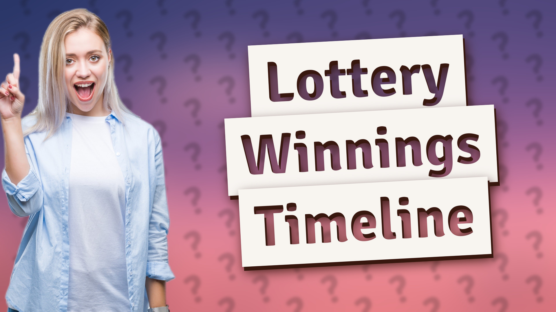 Lottery Winnings Timeline