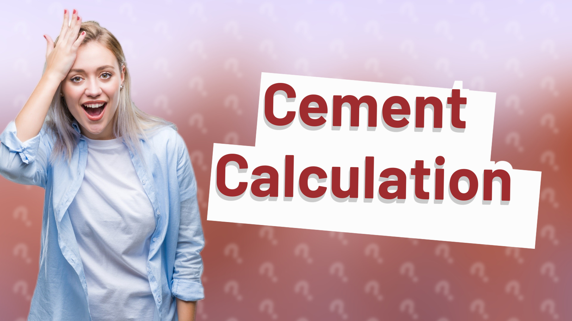 Cement Calculation
