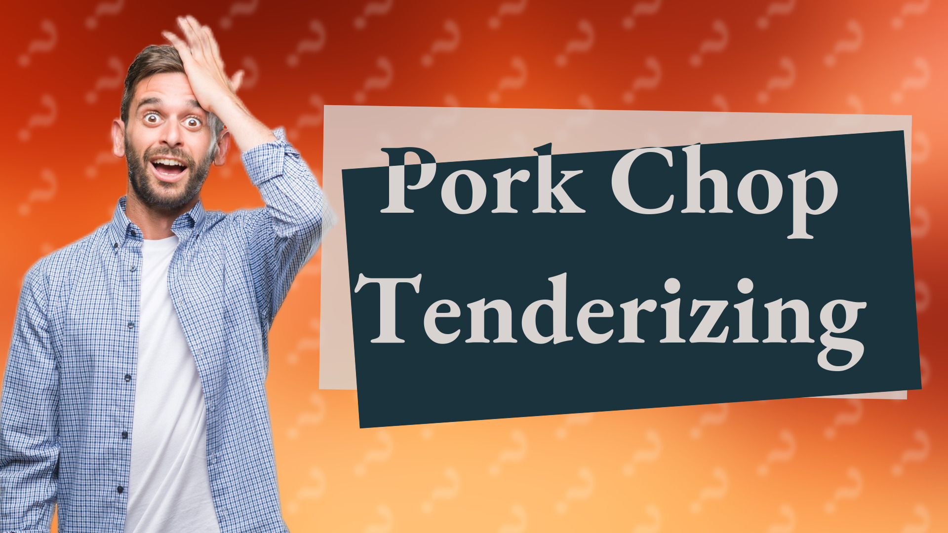 Pork Chop Tenderizing