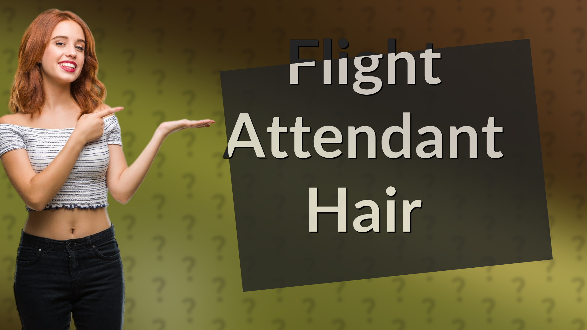 Flight Attendant Hair
