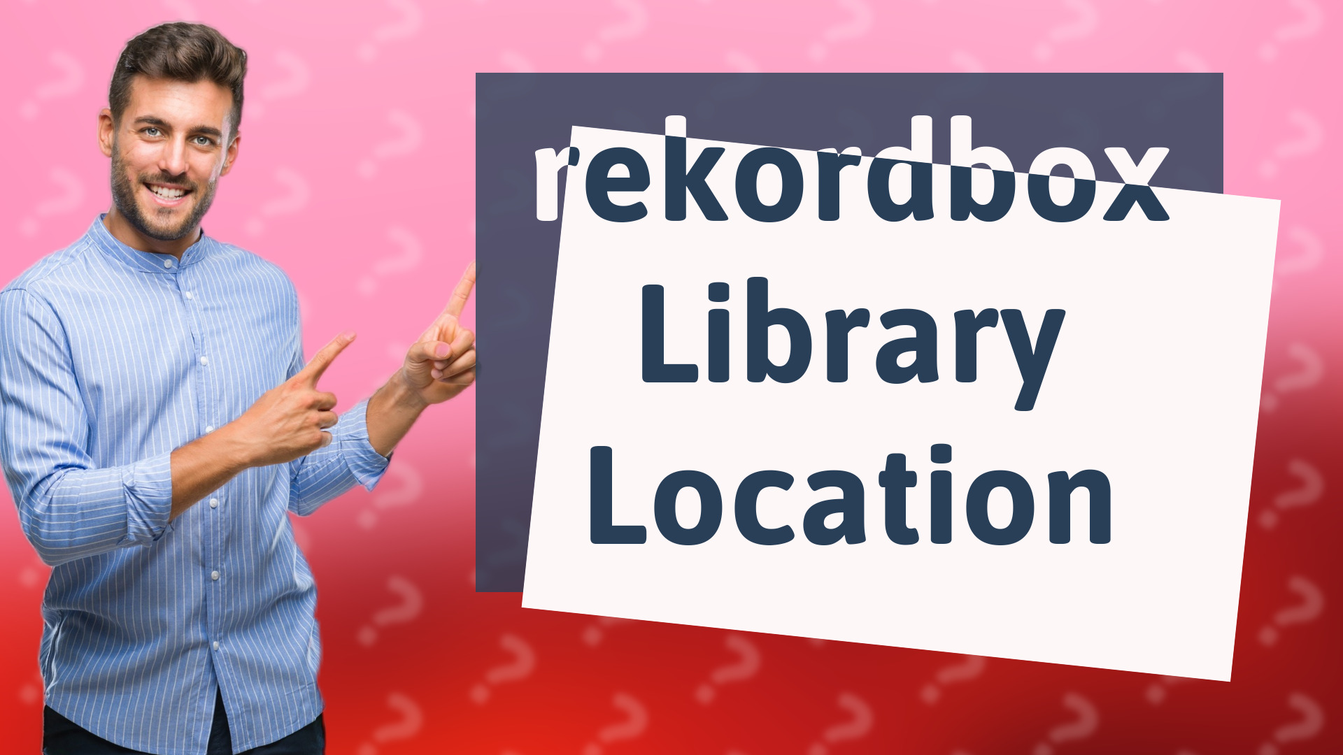 rekordbox Library Location