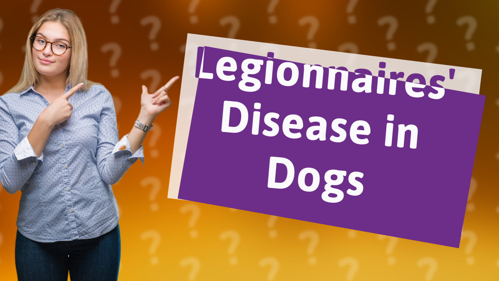 Legionnaires' Disease in Dogs