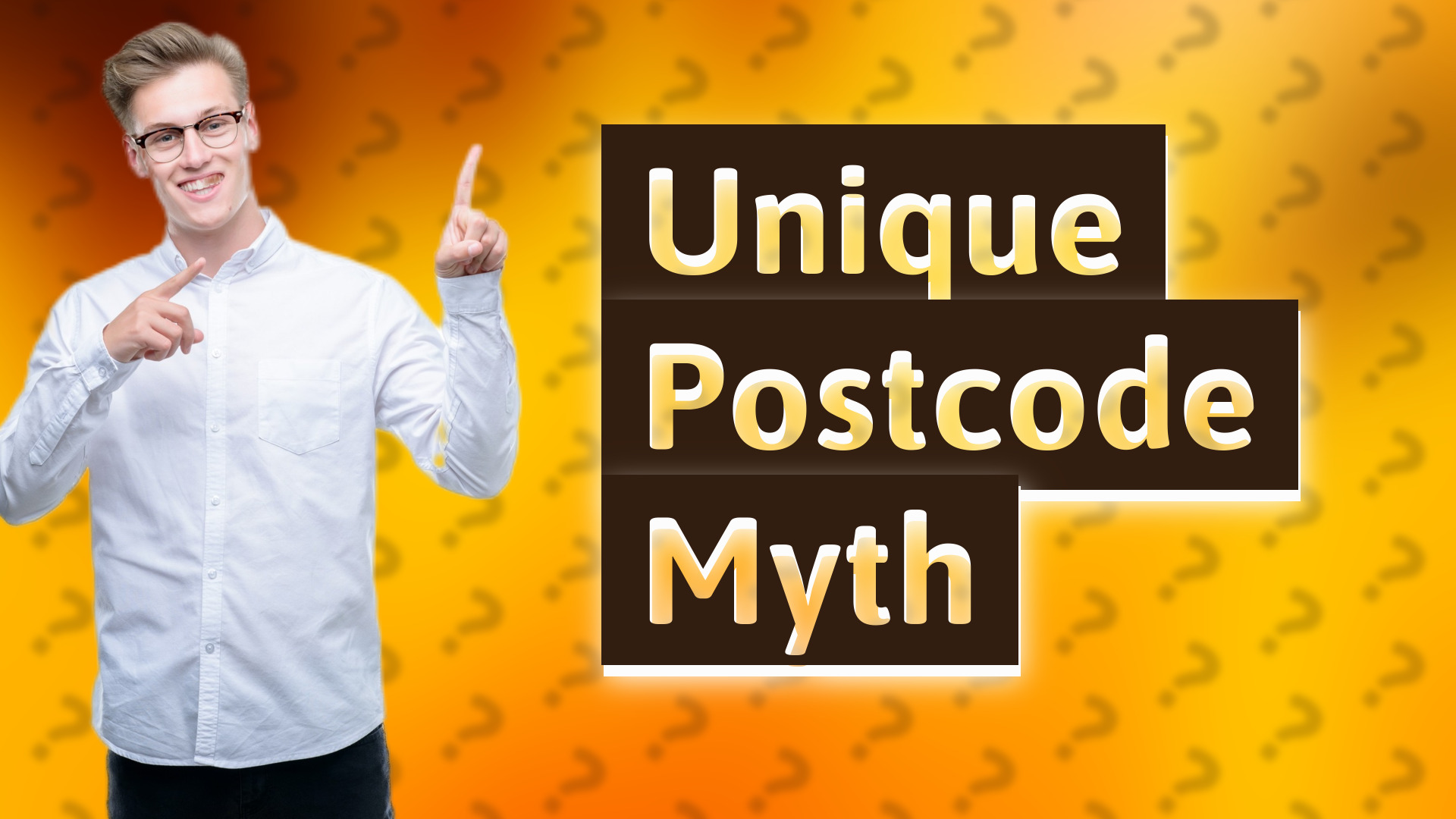 Unique Postcode Myth