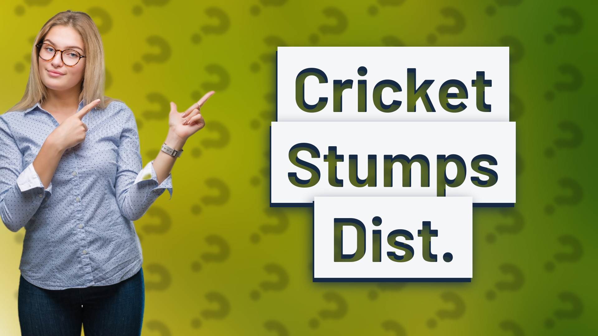 Cricket Stumps Dist.