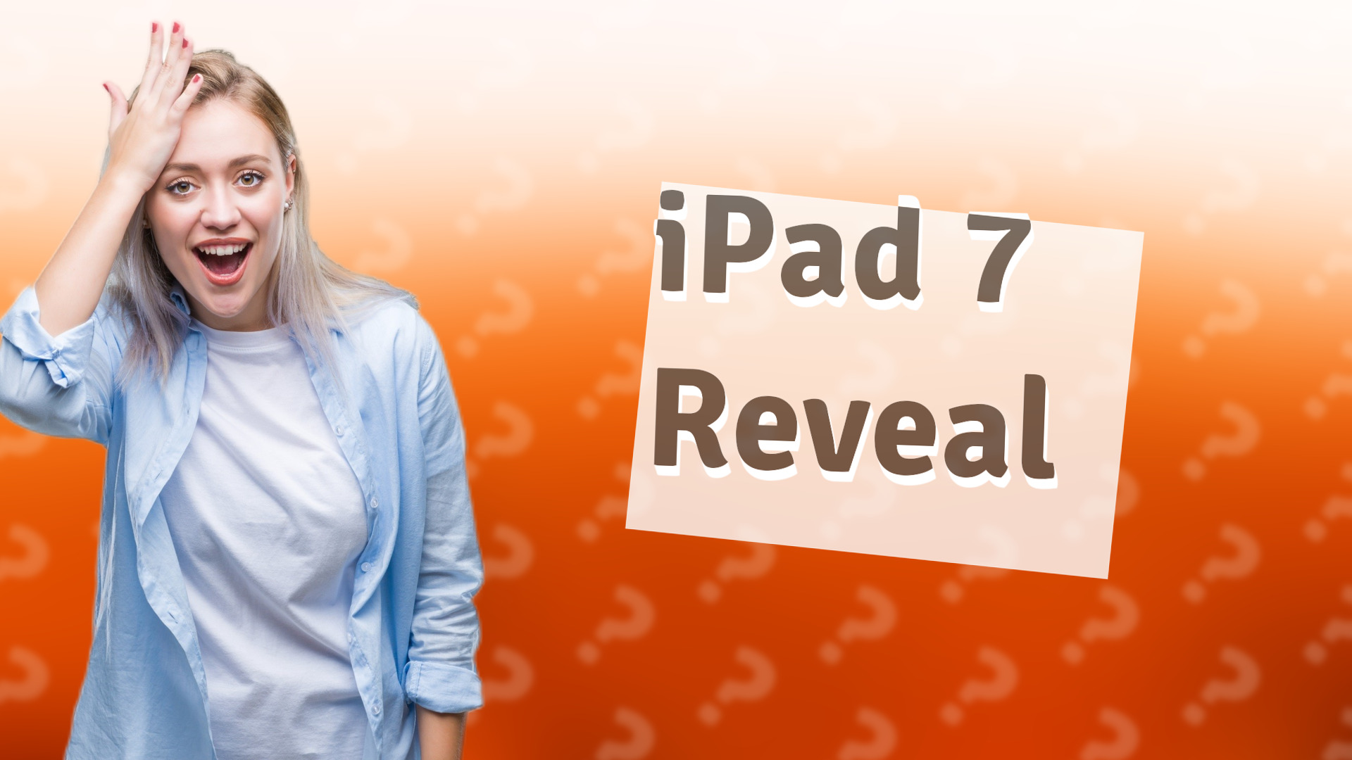 iPad 7 Reveal