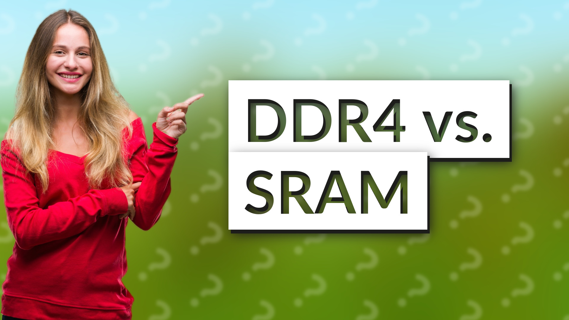 DDR4 vs. SRAM